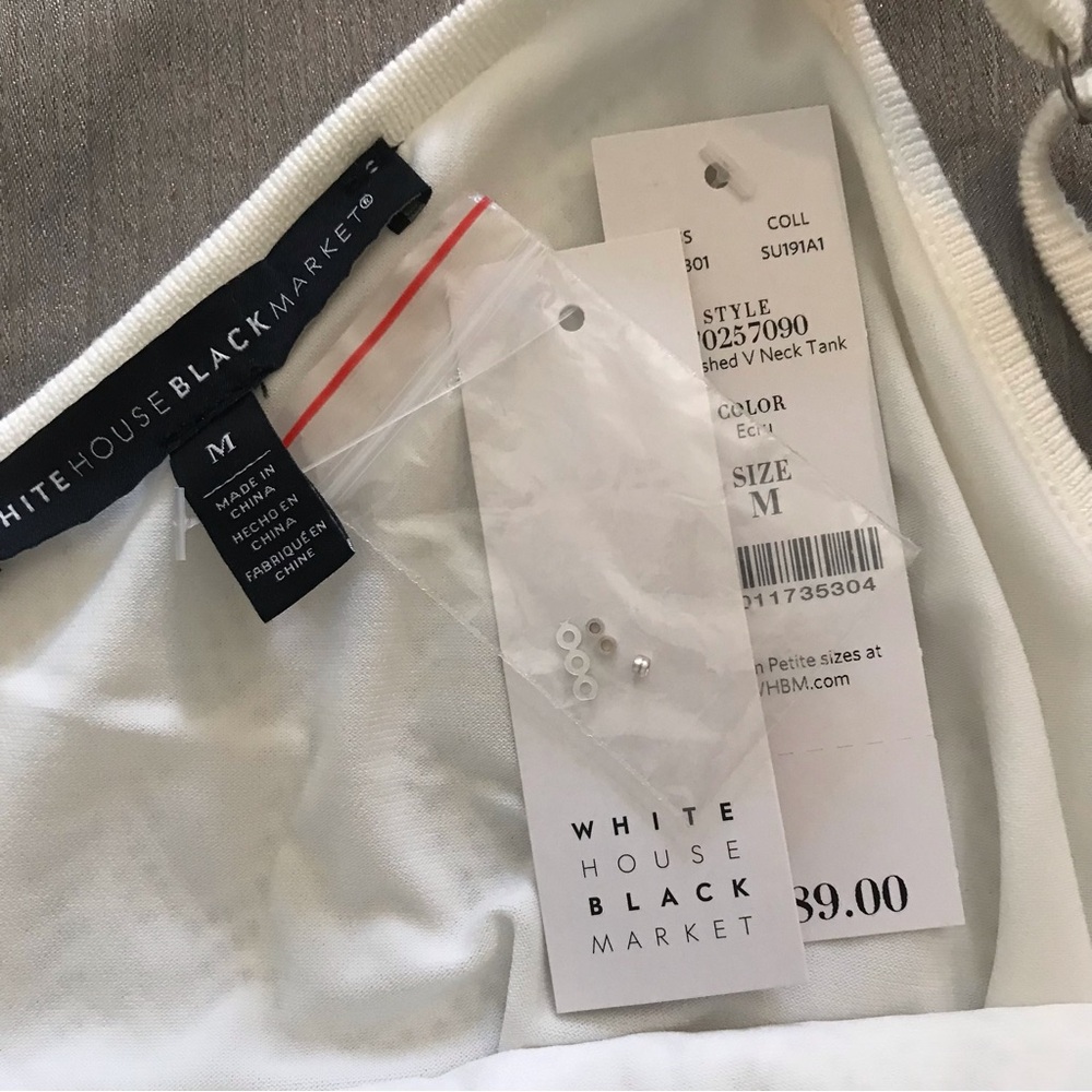 NWT WHBM Embellished Beaded Tank - Picture 8 of 11